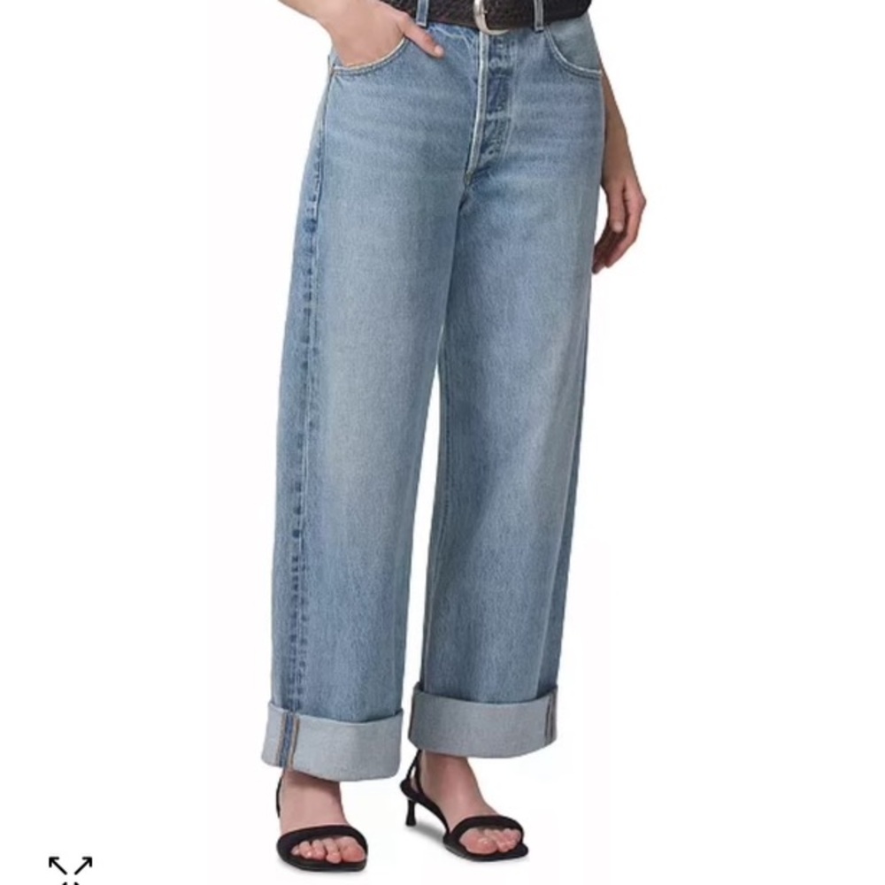 Citizens of Humanity Ayla baggy cuffed crop Jean